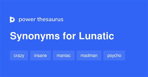 lunatic synonym